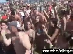 Public party footage with boozed teenies 